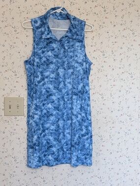 Berkley & Jensen Sports Dress M Collared Shift Relaxed wear Tennis pickle ball